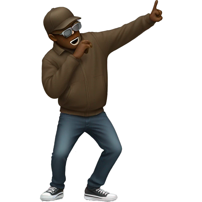 person dabbing emoji