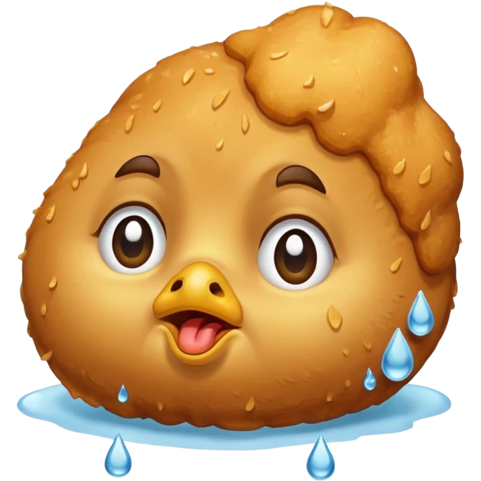 Плачущий наггетс emoji