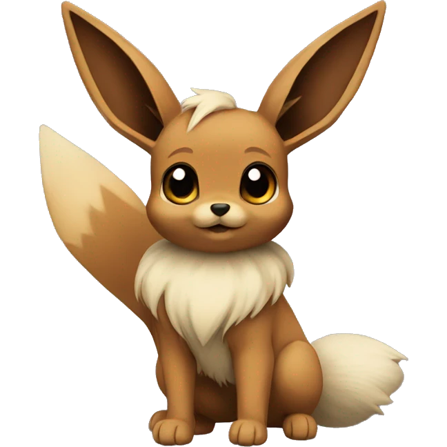 Eevee thinks emoji