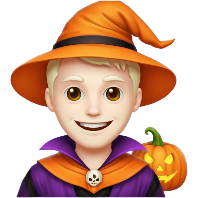 Halloween mood male emoji