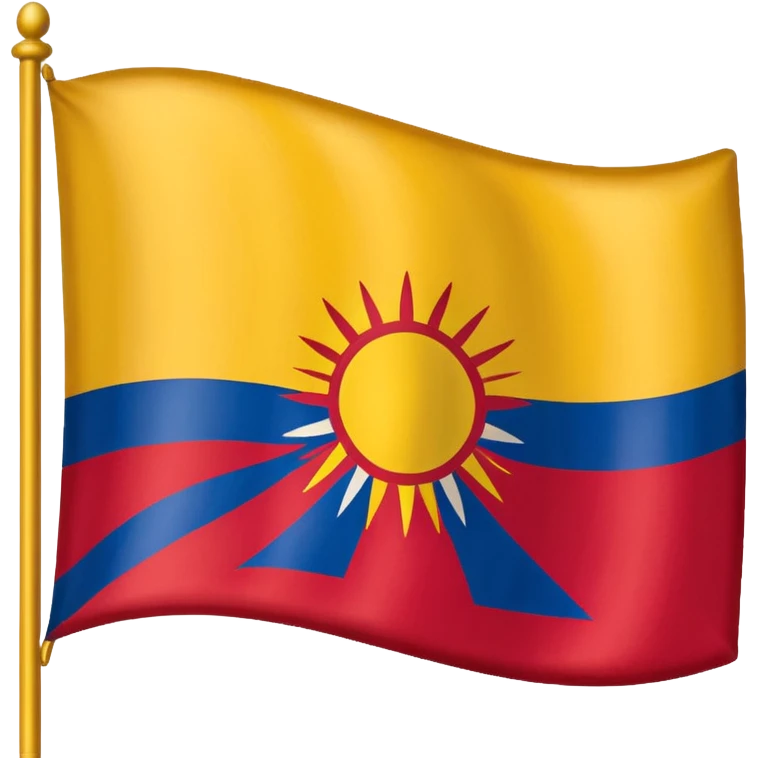 Flag of Tibet emoji