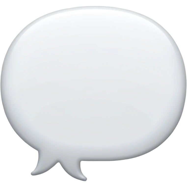 empty speech bubble emoji
