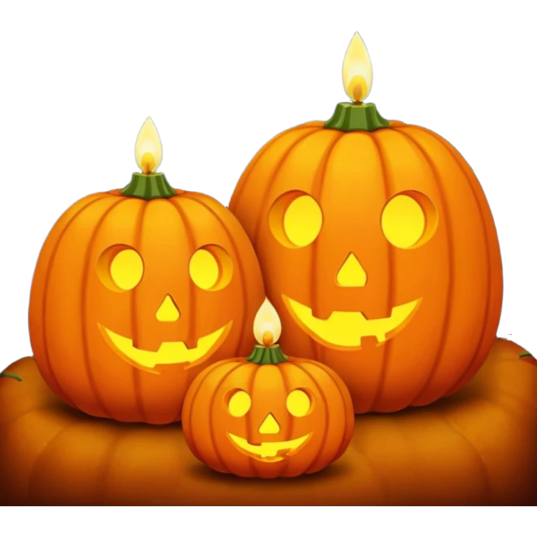 🍁☕📖 Cozy autumn evening with a warm coffee and a book🎃🕯️🍂 Pumpkin candles glowing on a fall night emoji