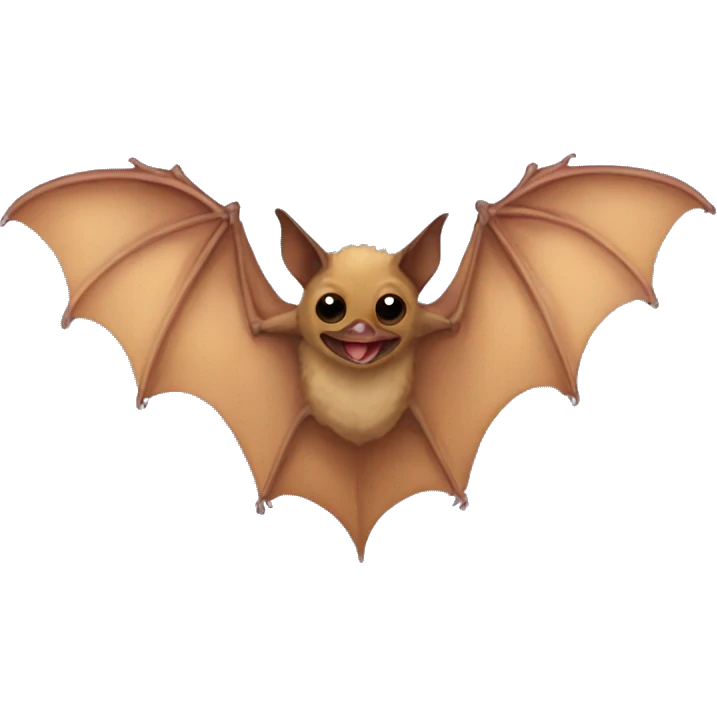 brown flower bat emoji