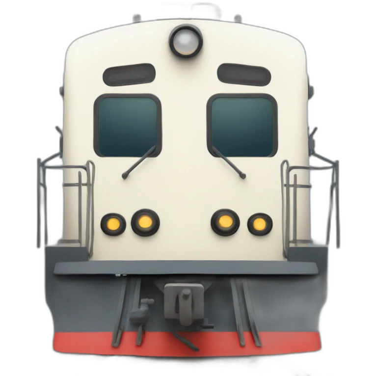 russian train, frontal view emoji