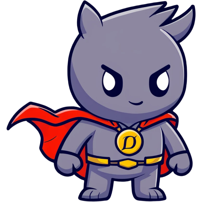 Discord logo mascot wearing a hero cape emoji