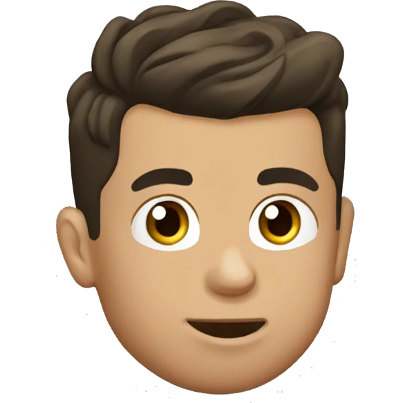 Cristiano Ronaldo doing Siuuu face emoji