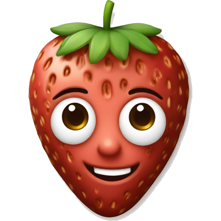 strawberries in milk chocolate emoji