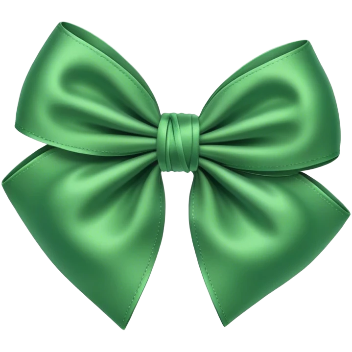 green bow emoji