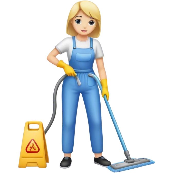Cleaning emoji