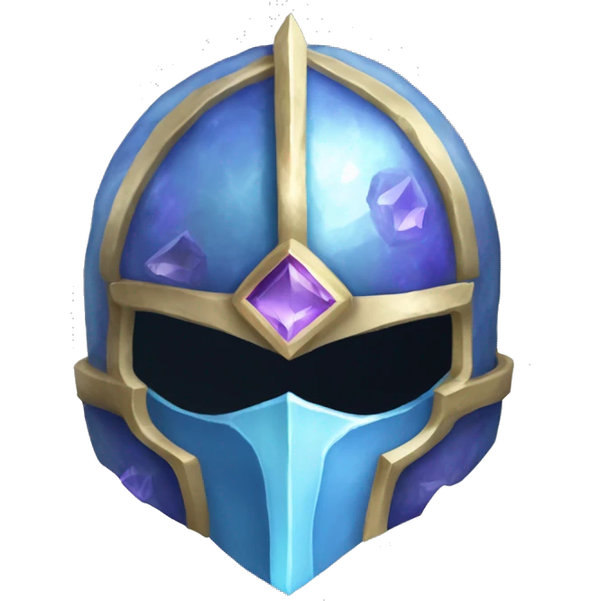 crystal geode paladin helmet emoji