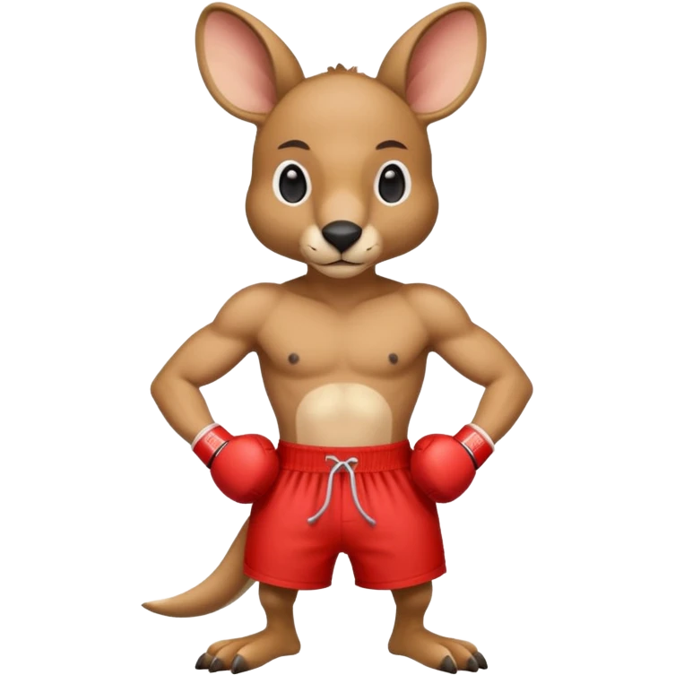 Kangaroo with boxing shorts






 emoji