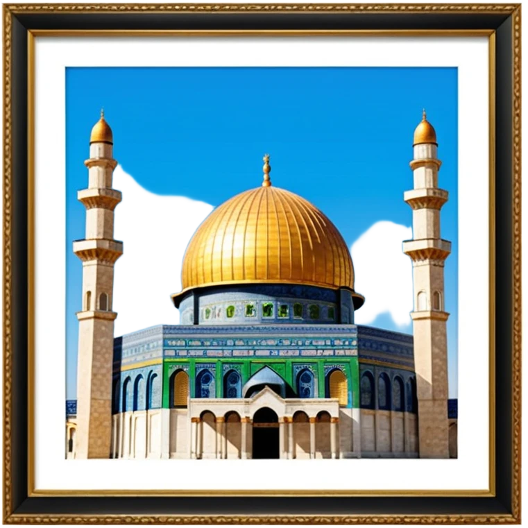 Dome of the rock, Palestine emoji