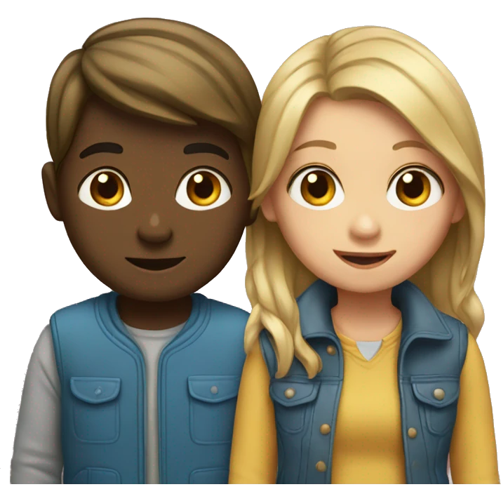 Boy and girl emoji