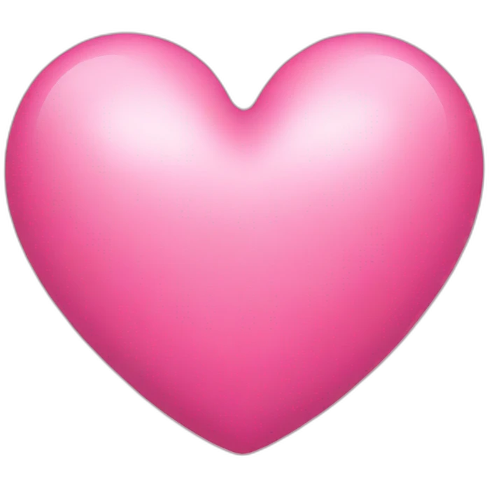 Pink heart emoji