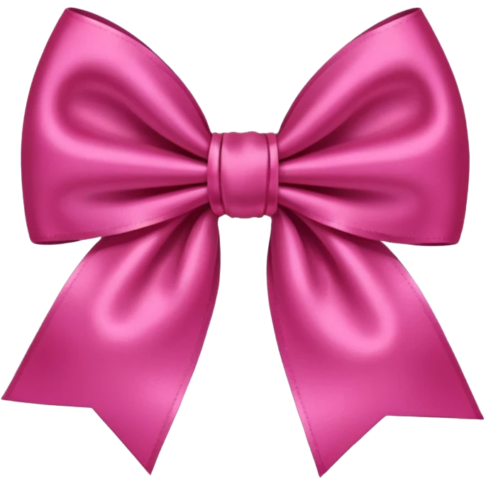 dark pink bow emoji