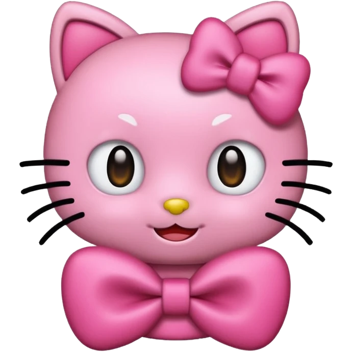 Un emoji de hellou kitty tierna emoji