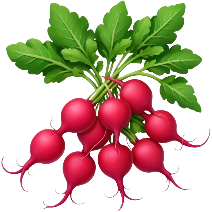 bunch of radish emoji