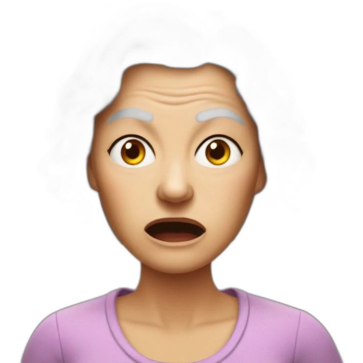 the angry mother-in-law emoji