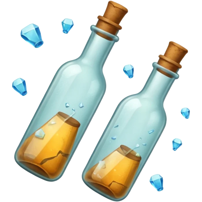 Message Bottles, broken emoji