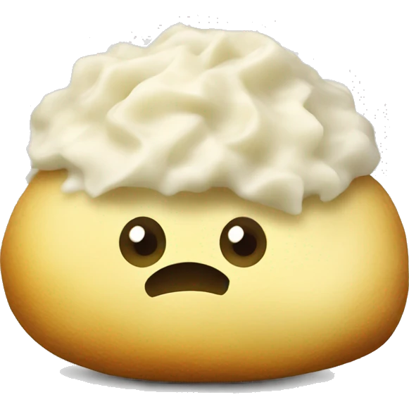 Mashed potato emoji