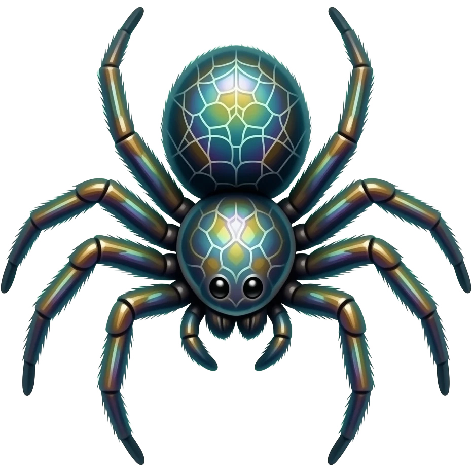 An unusual spider emoji