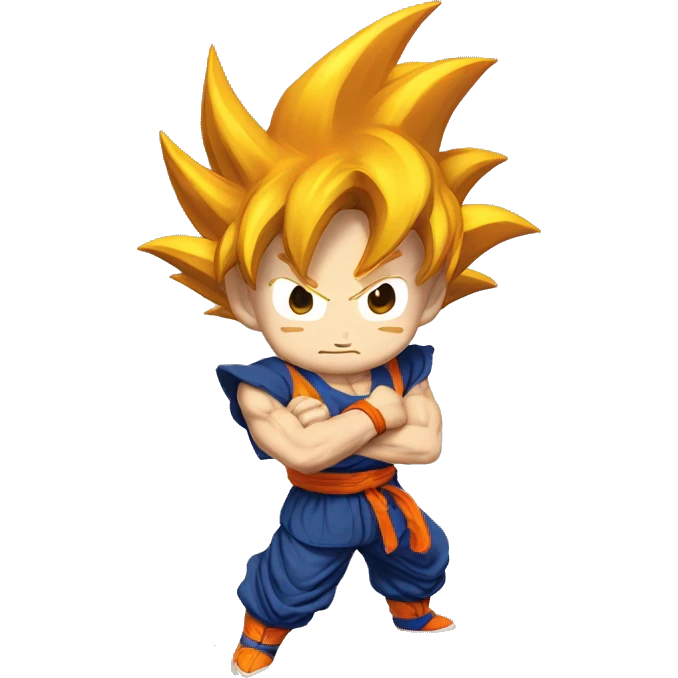 Goku de la serie dragón ball  emoji