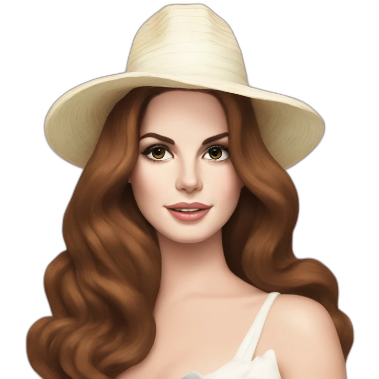 Lana del rey with ciragettes emoji