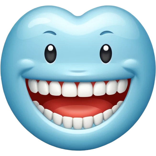 TEETH clean icon in the round emoji