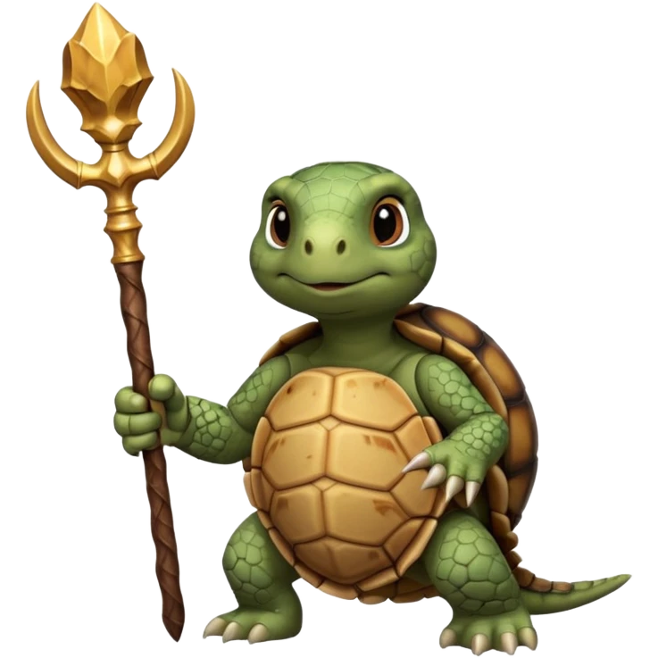 tortiose with scepter emoji
