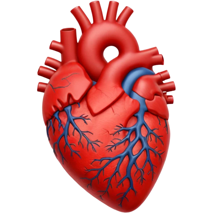  قلب واقعی انسان  emoji