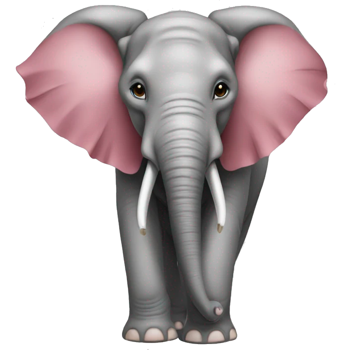 Elephant rose emoji