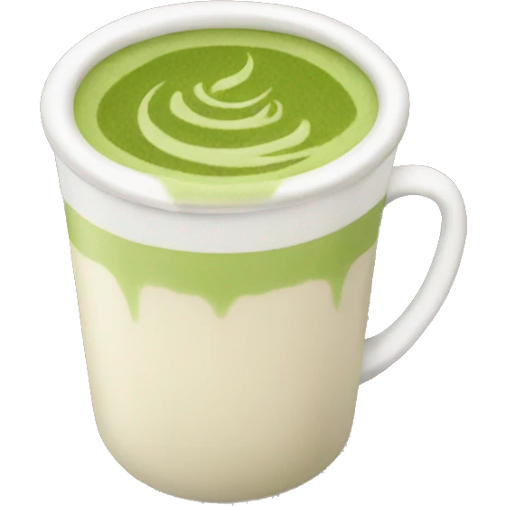 Matcha latte emoji