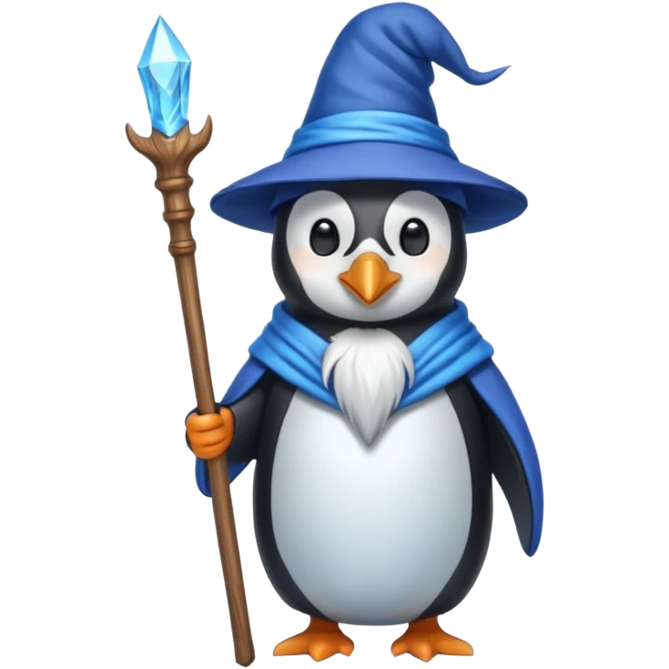 Penguin Wizard emoji