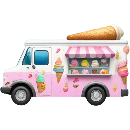 Ice cream truck emoji