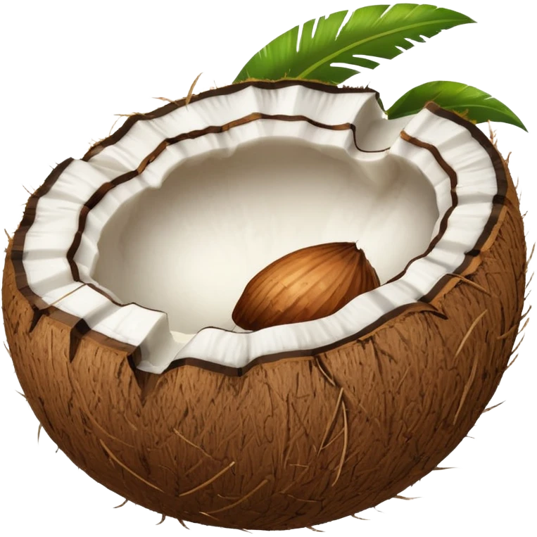 coconut with shall emoji