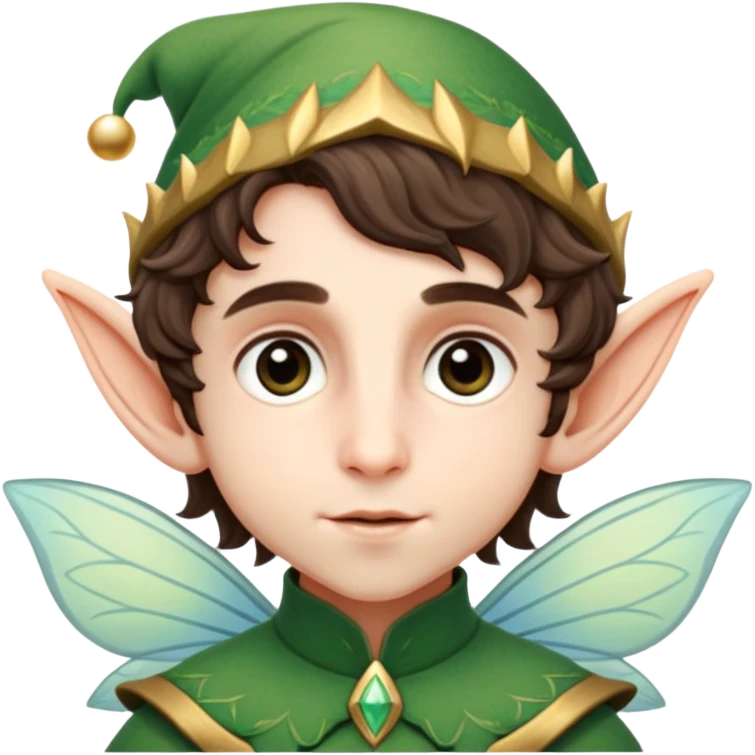 Timothy’s chalamet as a tiny elf fairy creature  emoji