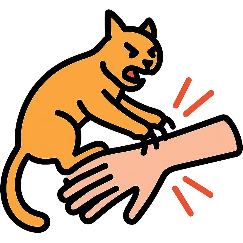 cat attack emoji