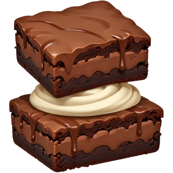 Fudgy brownie turd emoji