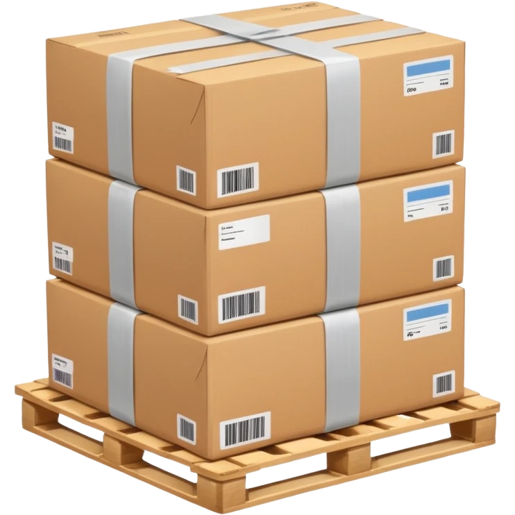 pallet with multiple packages on it emoji