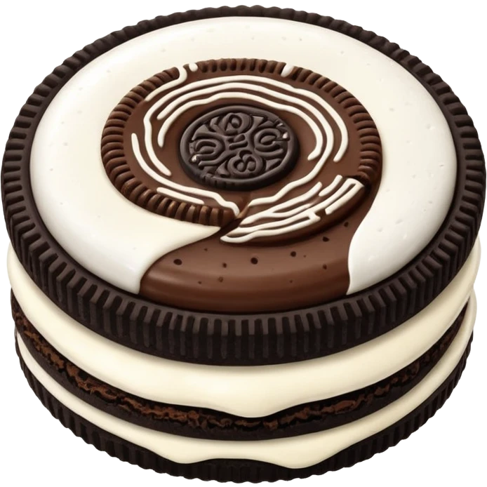 Oreo cookie emoji