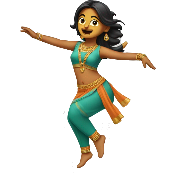 dancing girl indian emoji