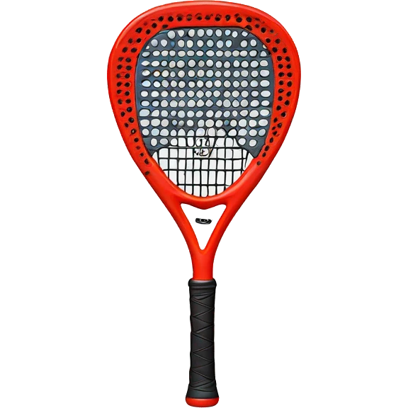 Padel racket red emoji
