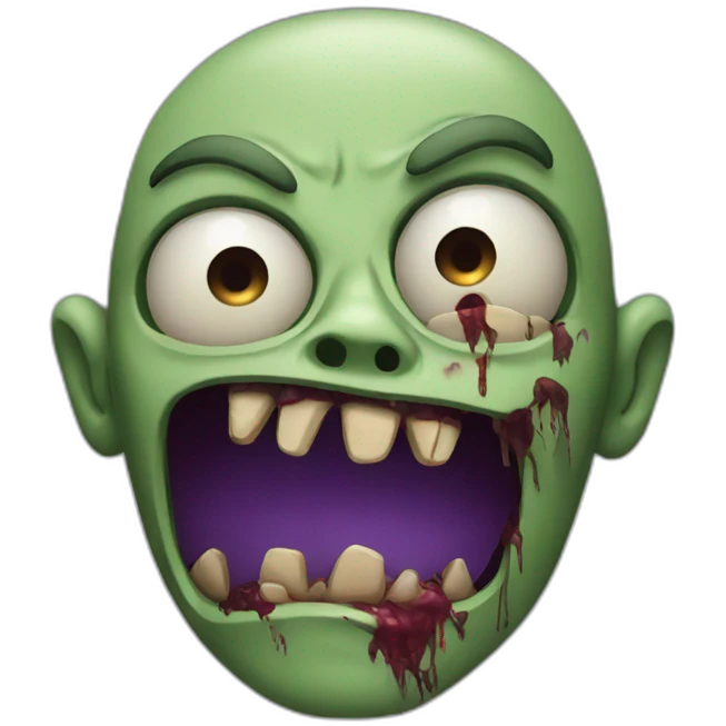 zombie face emoji