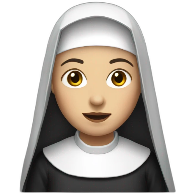 the nun emoji