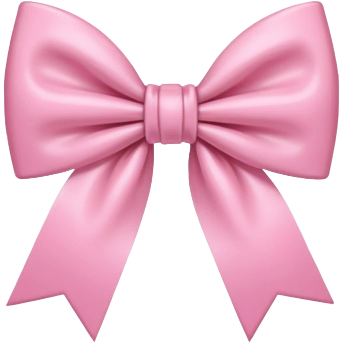 Pink coquette aesthetic bow pale emoji
