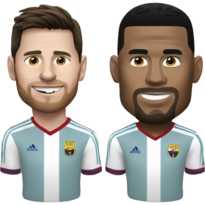 Messi and Ronaldo  emoji