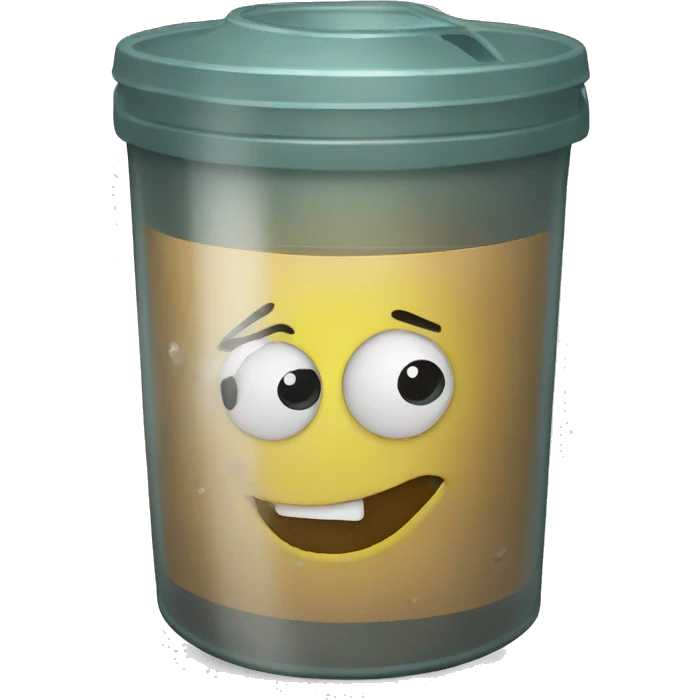  trash with plastic bottle emoji