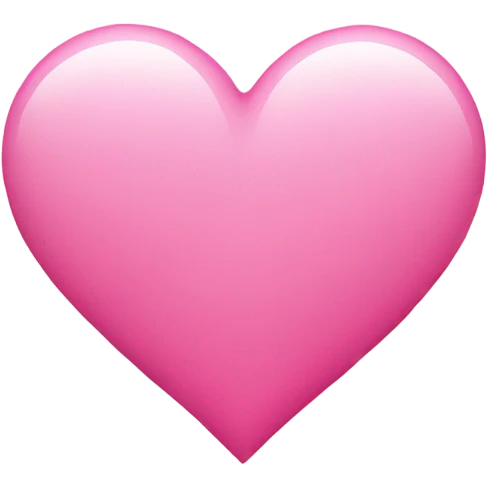 Heart pink emoji