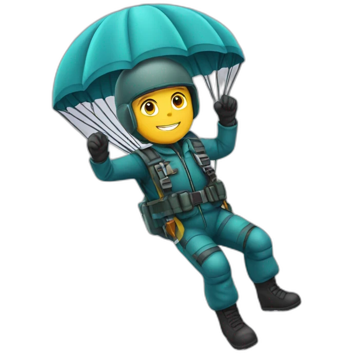 Parachutiste emoji